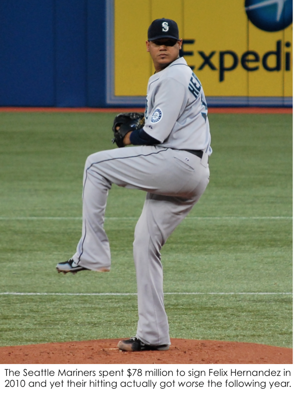 Felix Hernandez on the mound. Photo: James G at flickr.com CC-BY 2.0